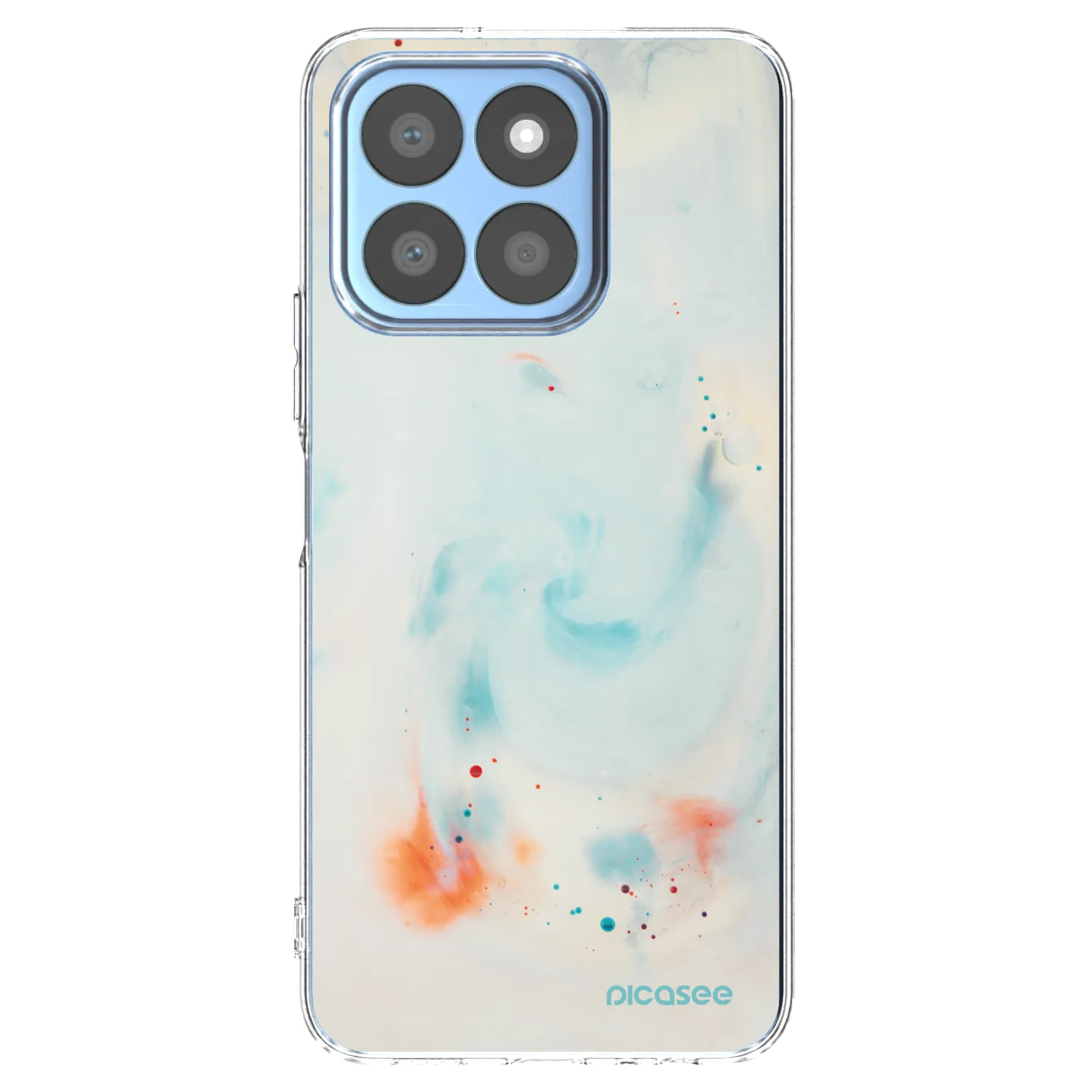 Picasee silikónový prehľadný obal pre Honor X8c - Splash