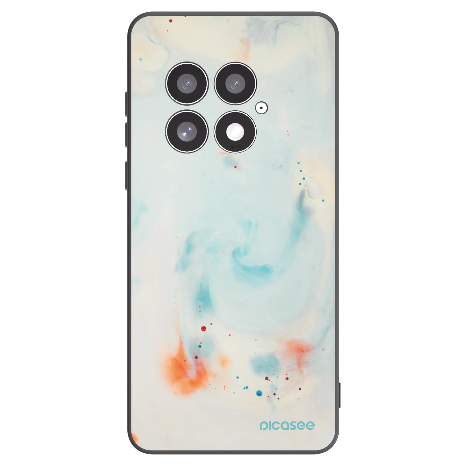 Picasee silikónový čierny obal pre OnePlus 13 5G - Splash