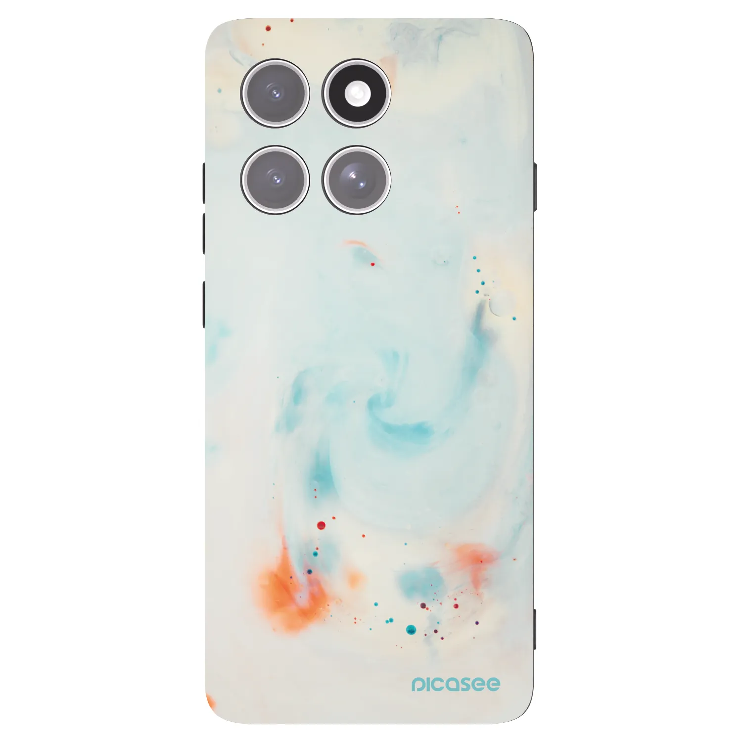 Picasee silikónový čierny obal pre Motorola Edge 60 Pro - Splash