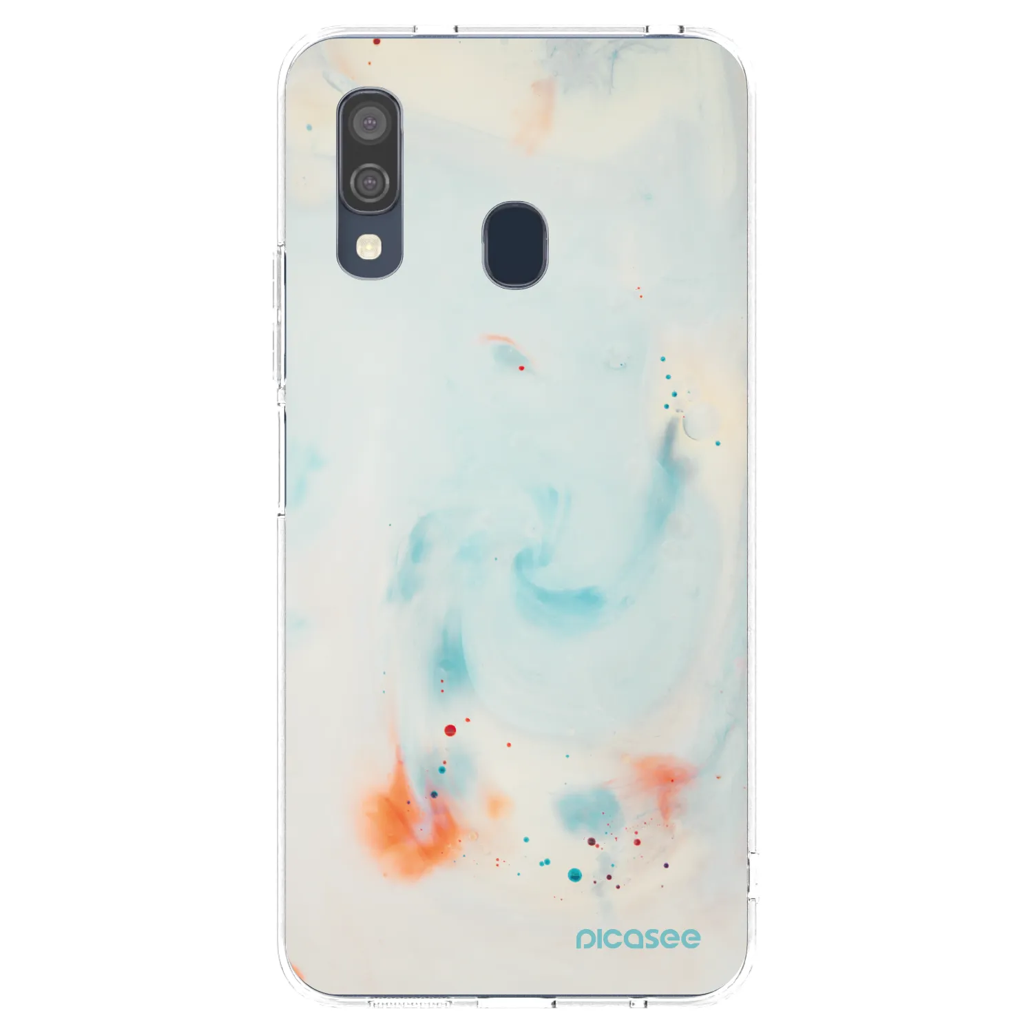 Picasee silikónový prehľadný obal pre Samsung Galaxy A40 A405F - Splash