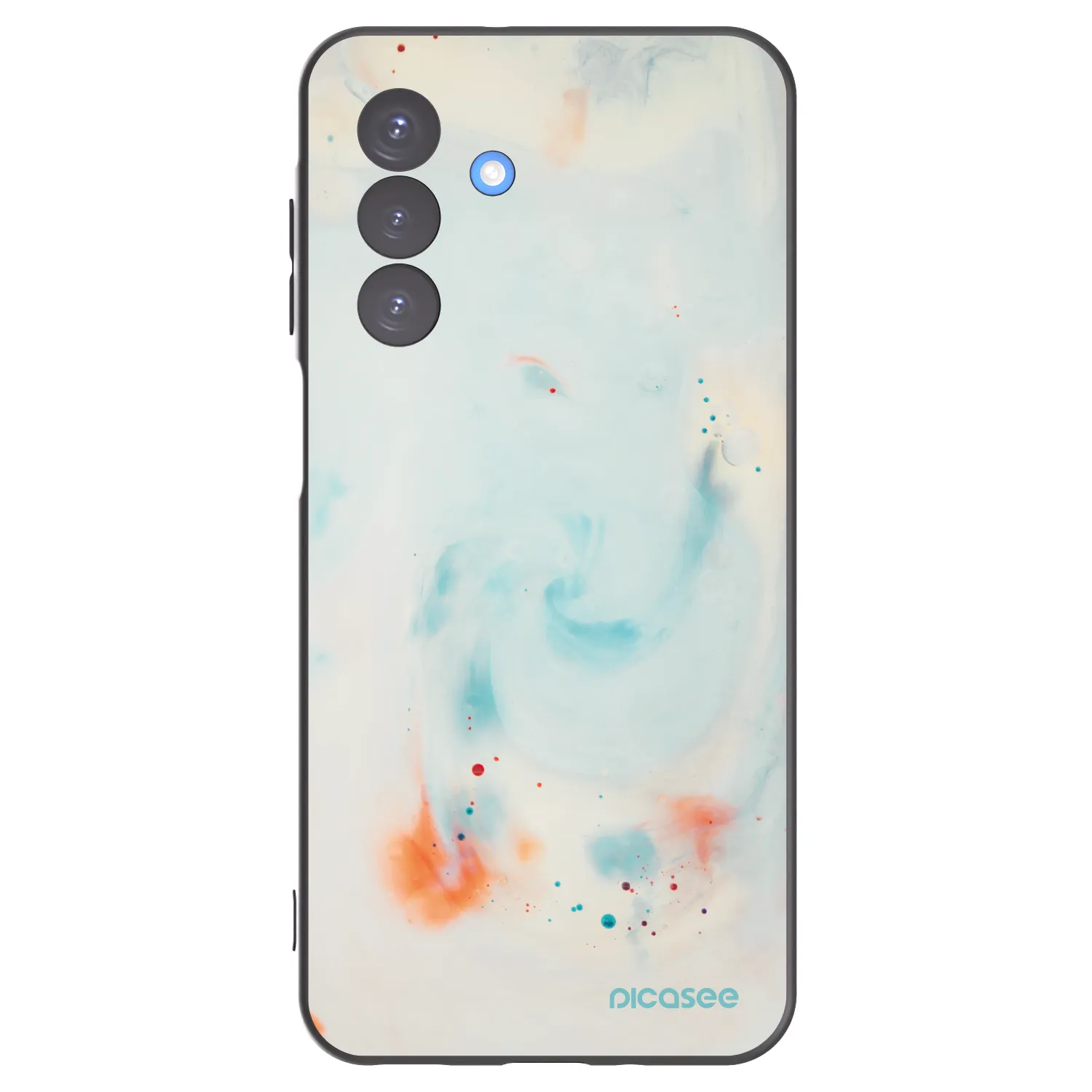Picasee silikónový čierny obal pre Samsung Galaxy A17 5G - Splash