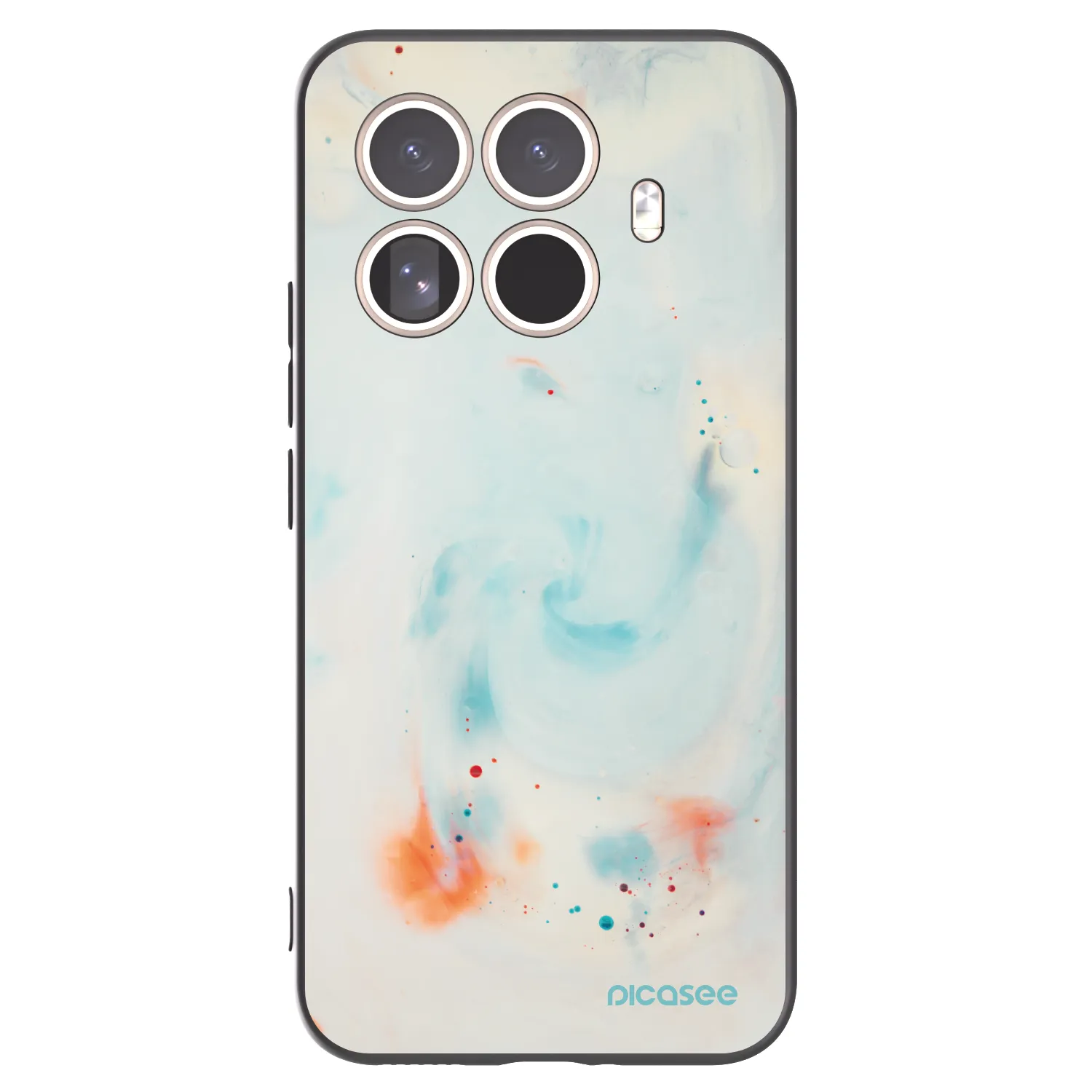 Picasee silikónový čierny obal pre Xiaomi 15T Pro - Splash