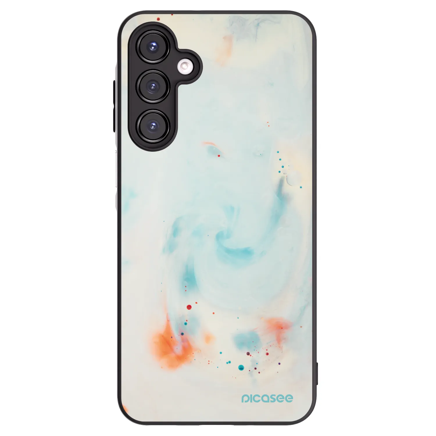 Picasee silikónový čierny obal pre Samsung Galaxy A16 4G - Splash