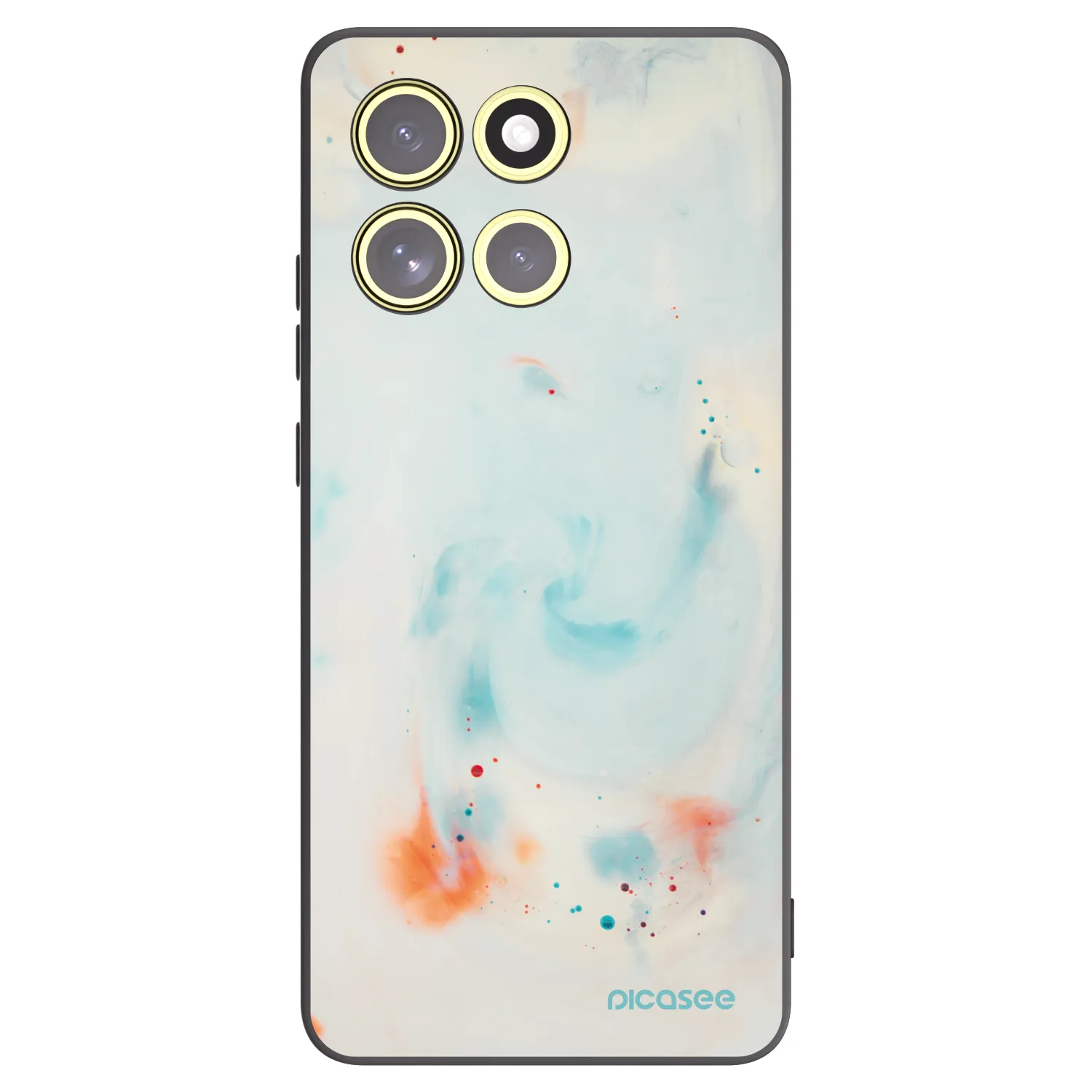 Picasee silikónový čierny obal pre Motorola Moto G86 Power 5G - Splash
