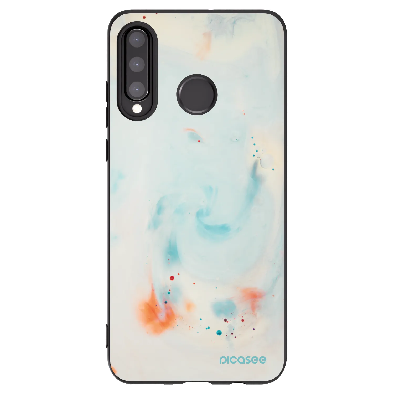 Picasee silikónový čierny obal pre Huawei P30 Lite - Splash