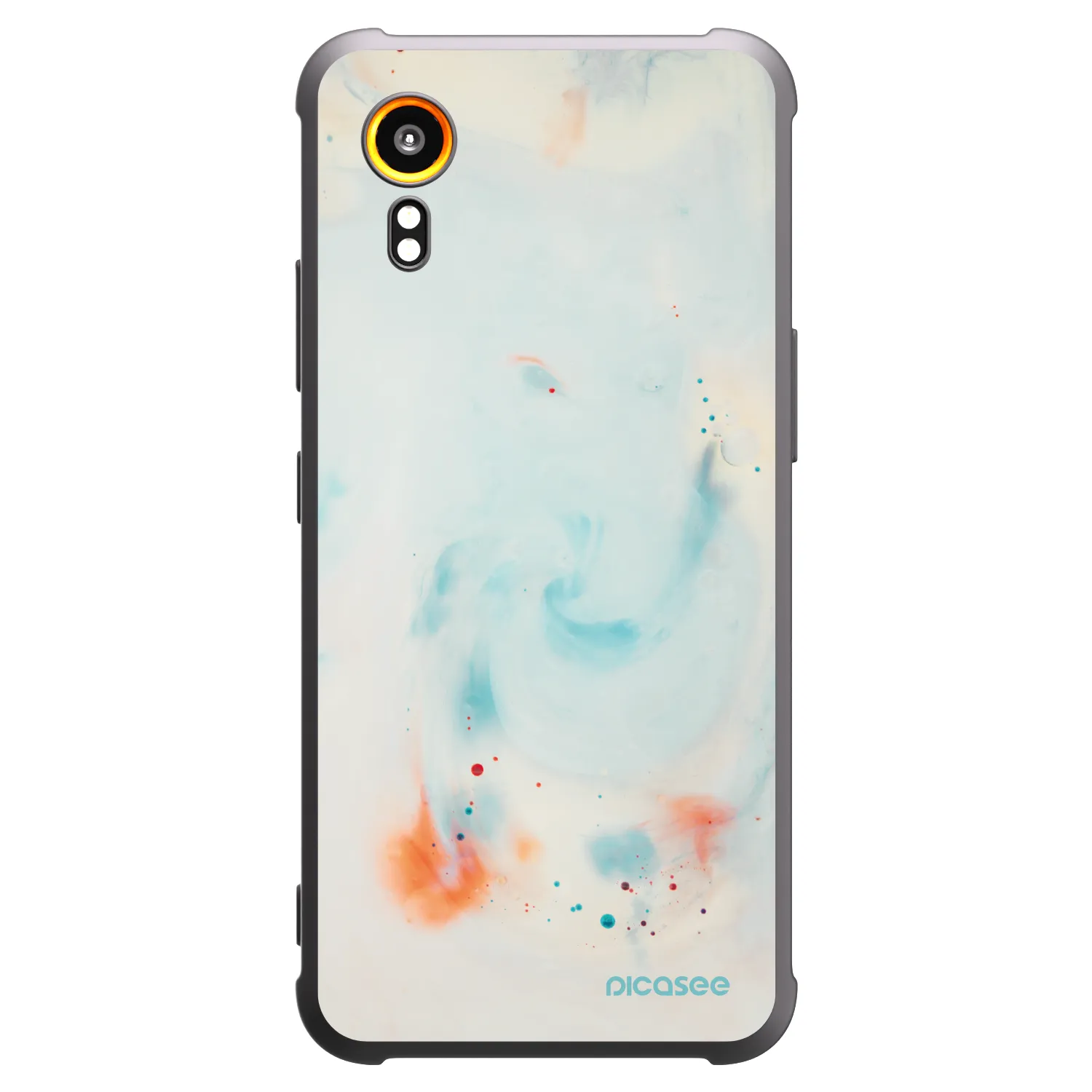 Picasee silikónový čierny obal pre Samsung Galaxy Xcover 7 - Splash