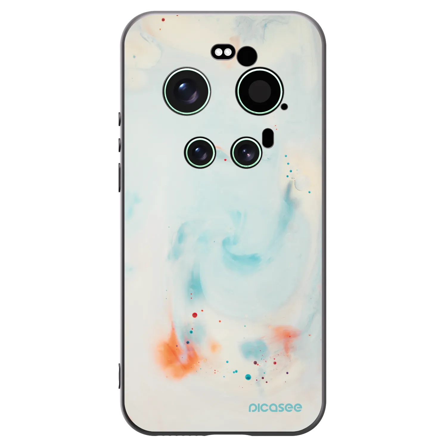 Picasee silikónový čierny obal pre Xiaomi 17 Ultra - Splash