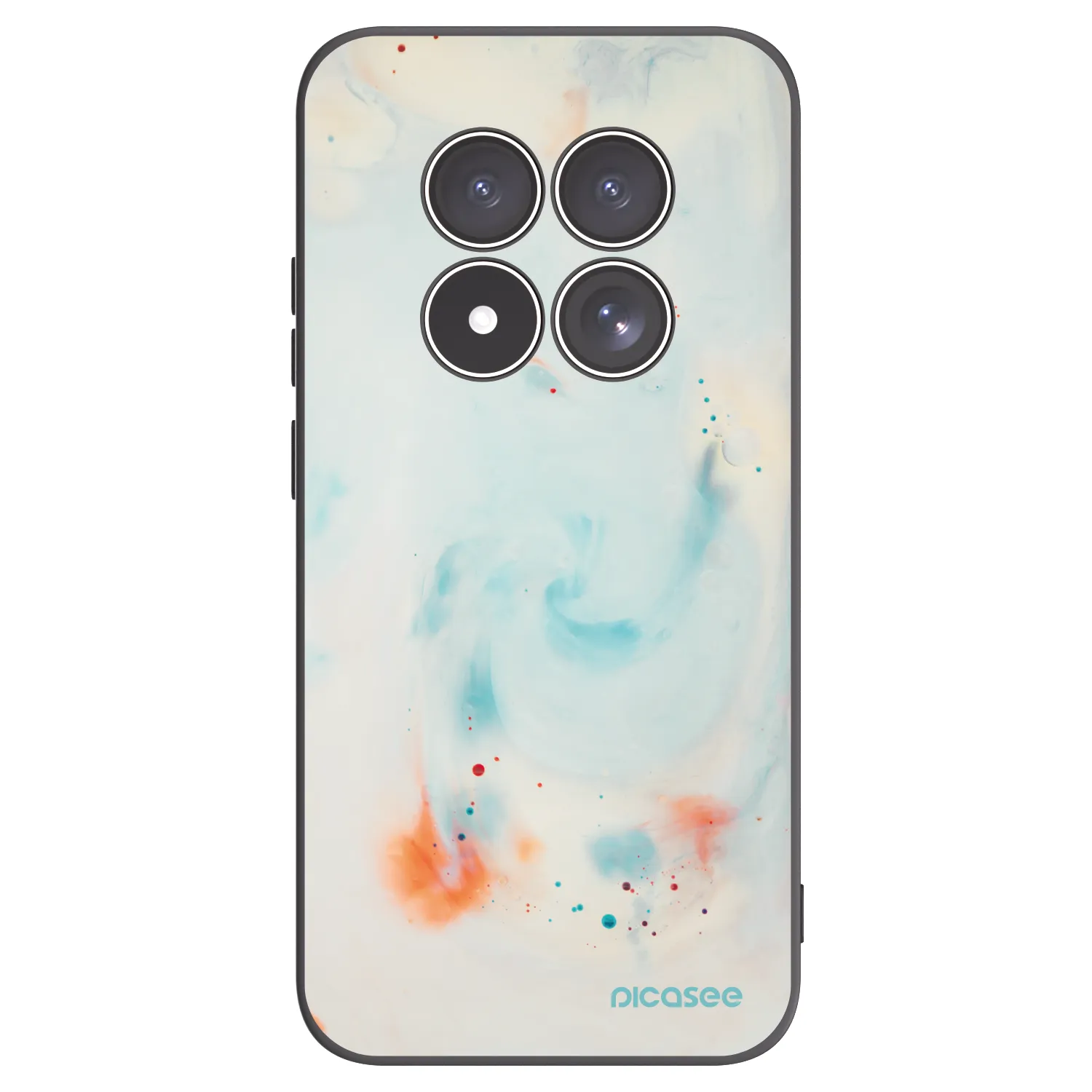 Picasee silikónový čierny obal pre Xiaomi Redmi Note 15 Pro 5G - Splash