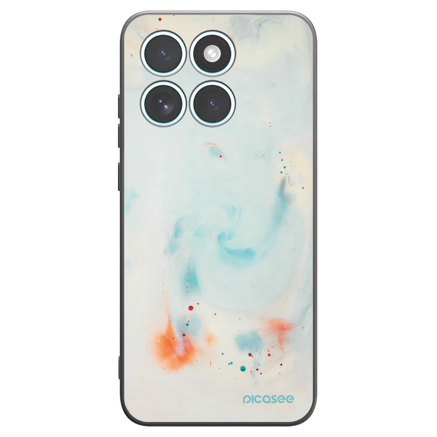 Picasee silikónový čierny obal pre Motorola Edge 70 Fusion - Splash