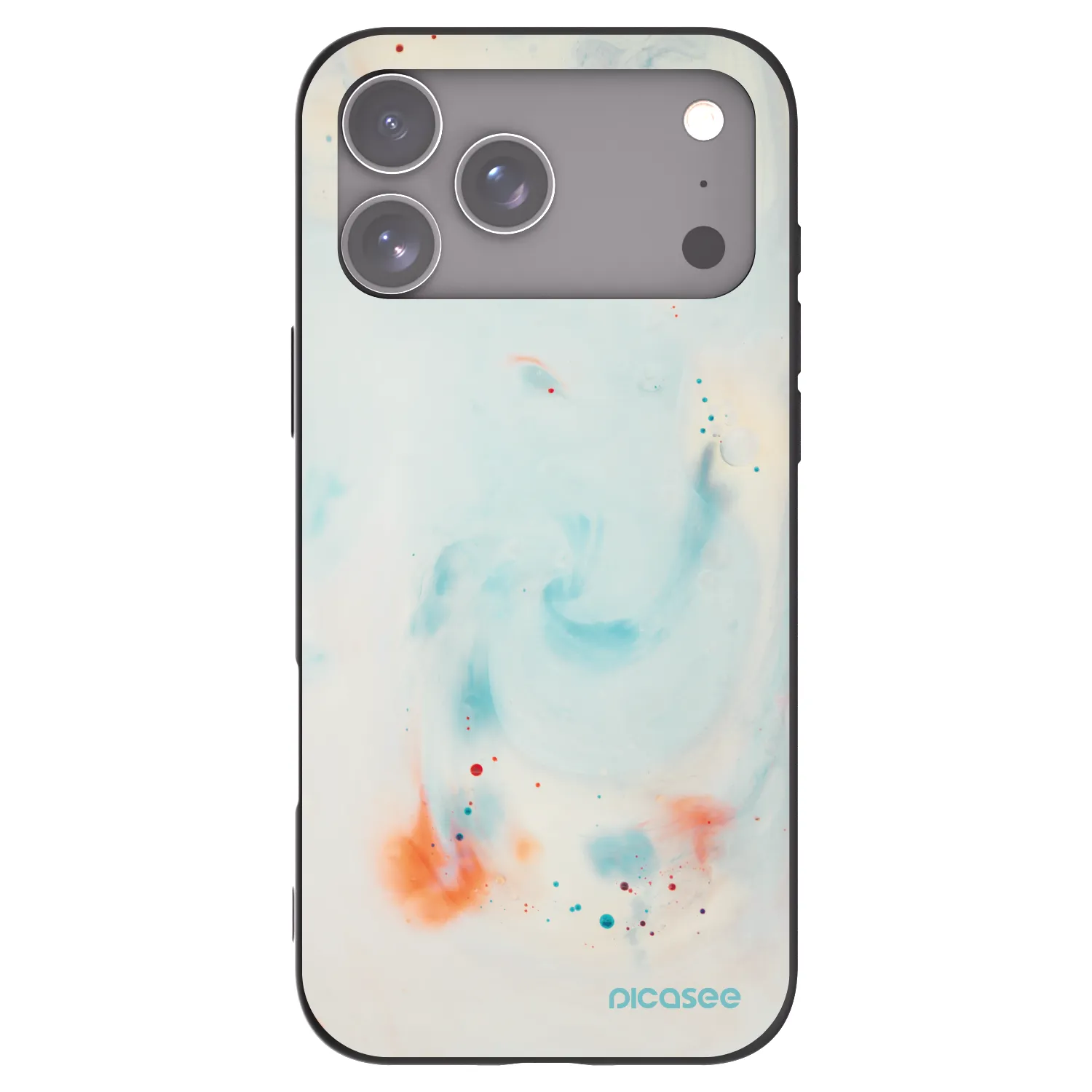 Picasee silikónový čierny obal pre Apple iPhone 18 Pro Max - Splash
