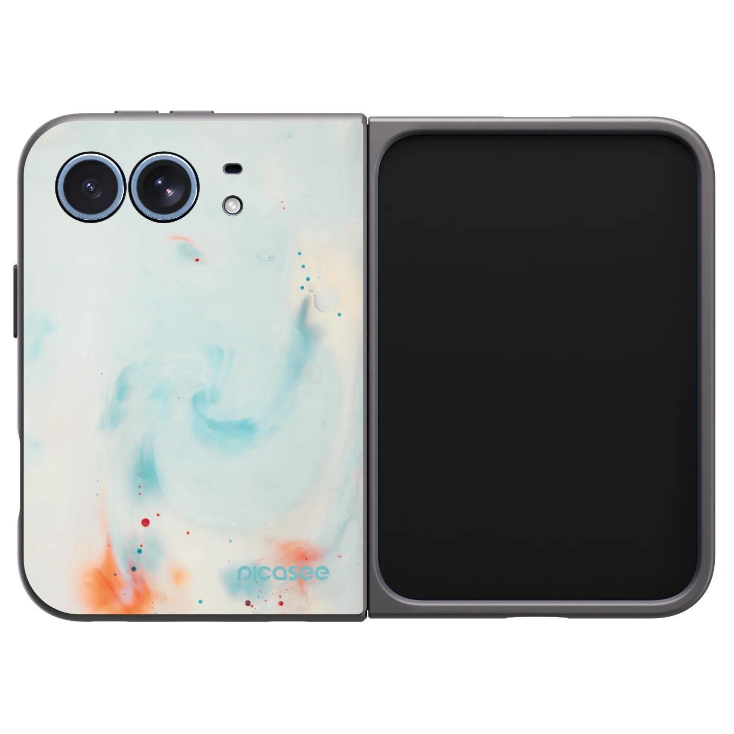 Picasee silikónový čierny obal pre Apple iPhone Ultra - Splash