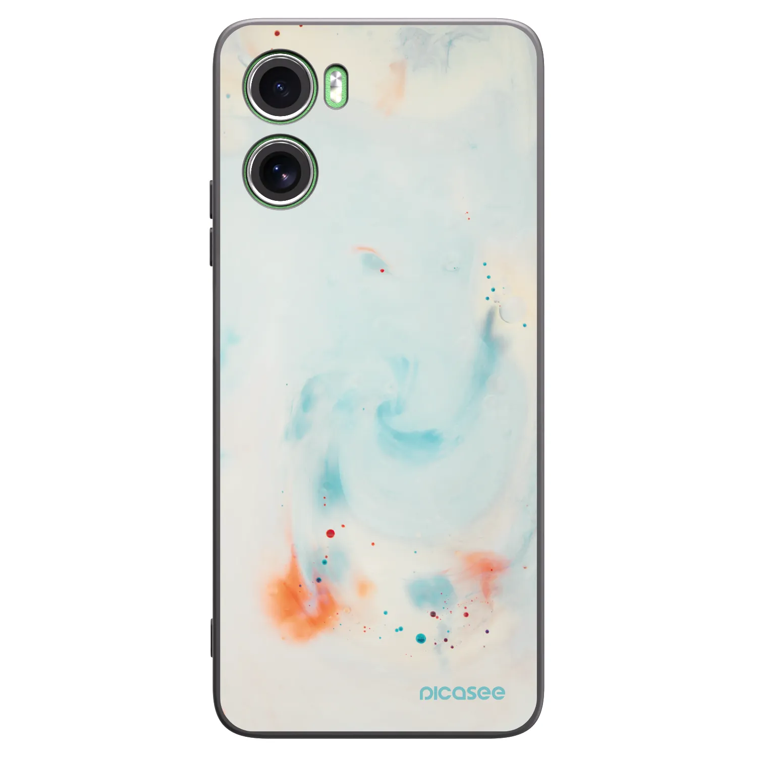 Picasee silikónový čierny obal pre Motorola Moto G06 - Splash