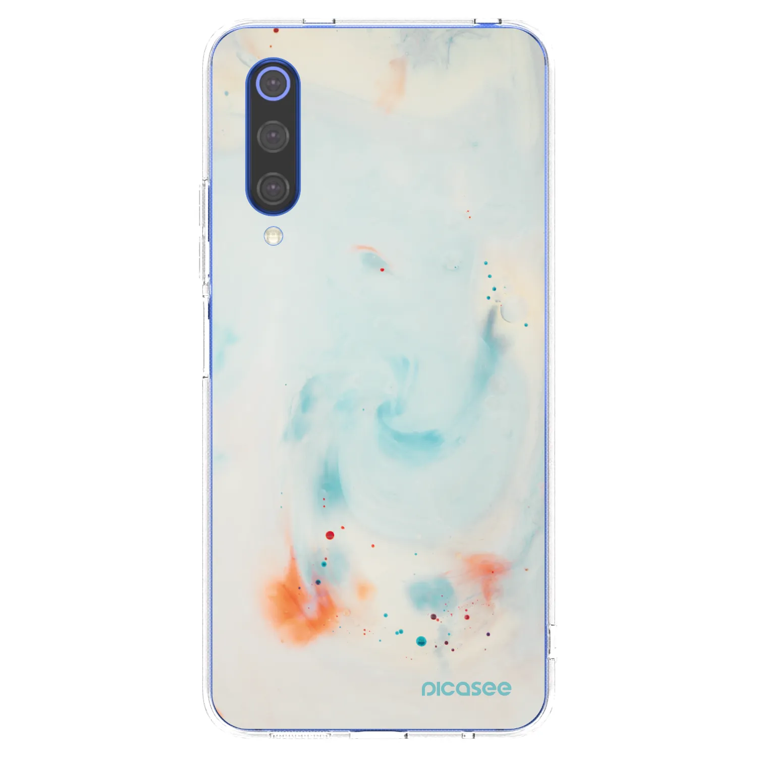 Picasee silikónový prehľadný obal pre Xiaomi Mi 9 SE - Splash