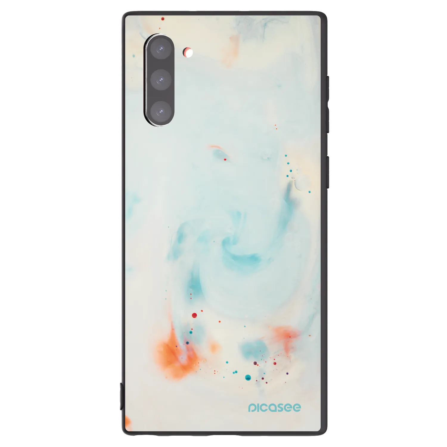 Picasee silikónový čierny obal pre Samsung Galaxy Note 10 N970F - Splash