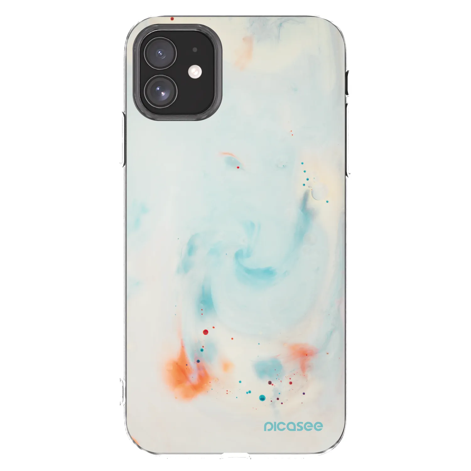 Picasee silikónový prehľadný obal pre Apple iPhone 11 - Splash