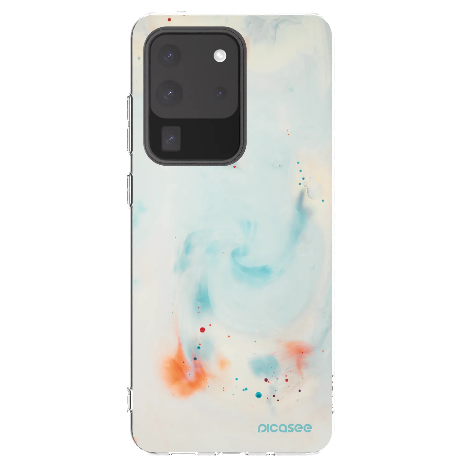 Picasee silikónový prehľadný obal pre Samsung Galaxy S20 Ultra 5G G988F - Splash
