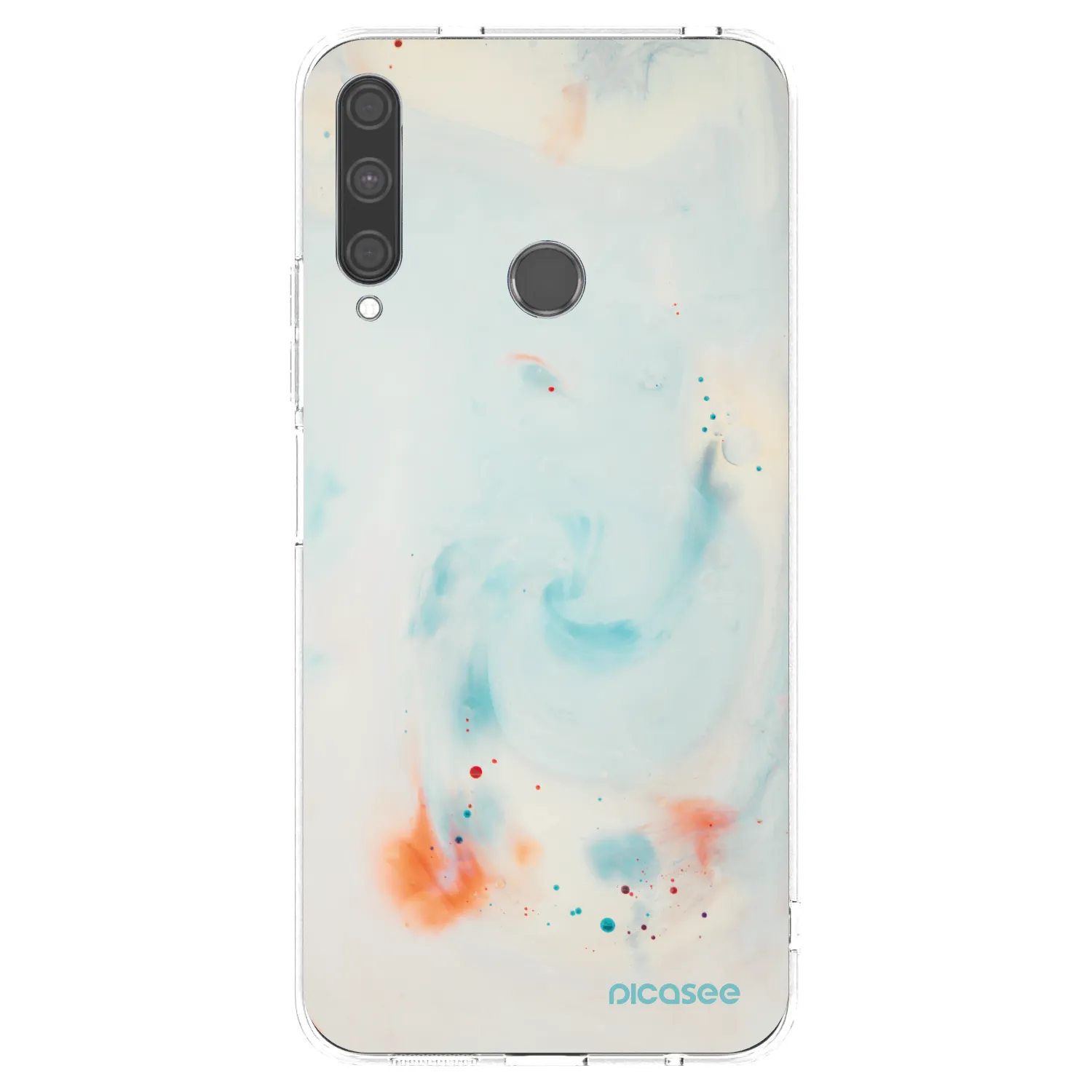 Picasee silikónový prehľadný obal pre Huawei P40 Lite E - Splash