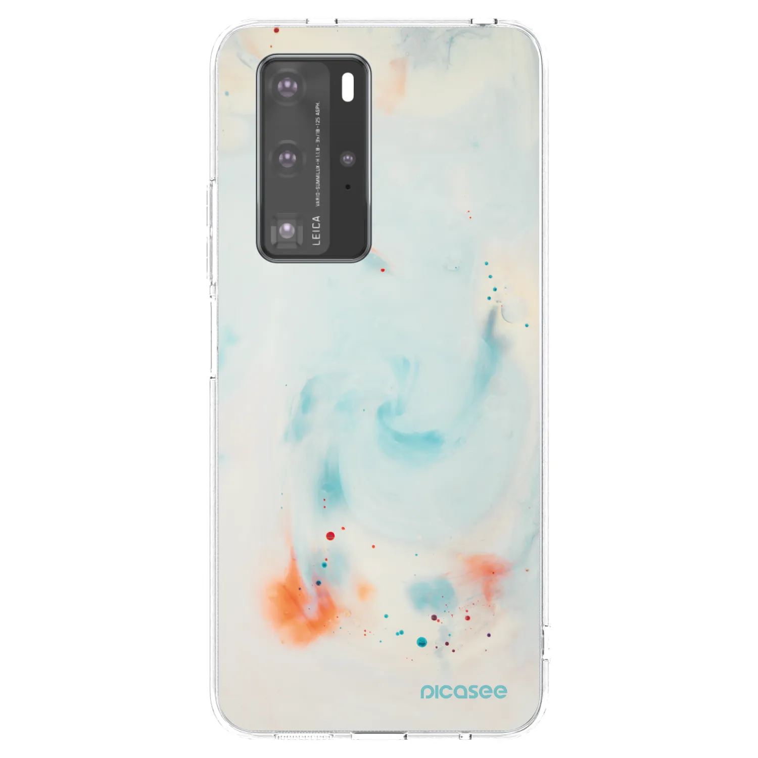 Picasee silikónový prehľadný obal pre Huawei P40 Pro - Splash