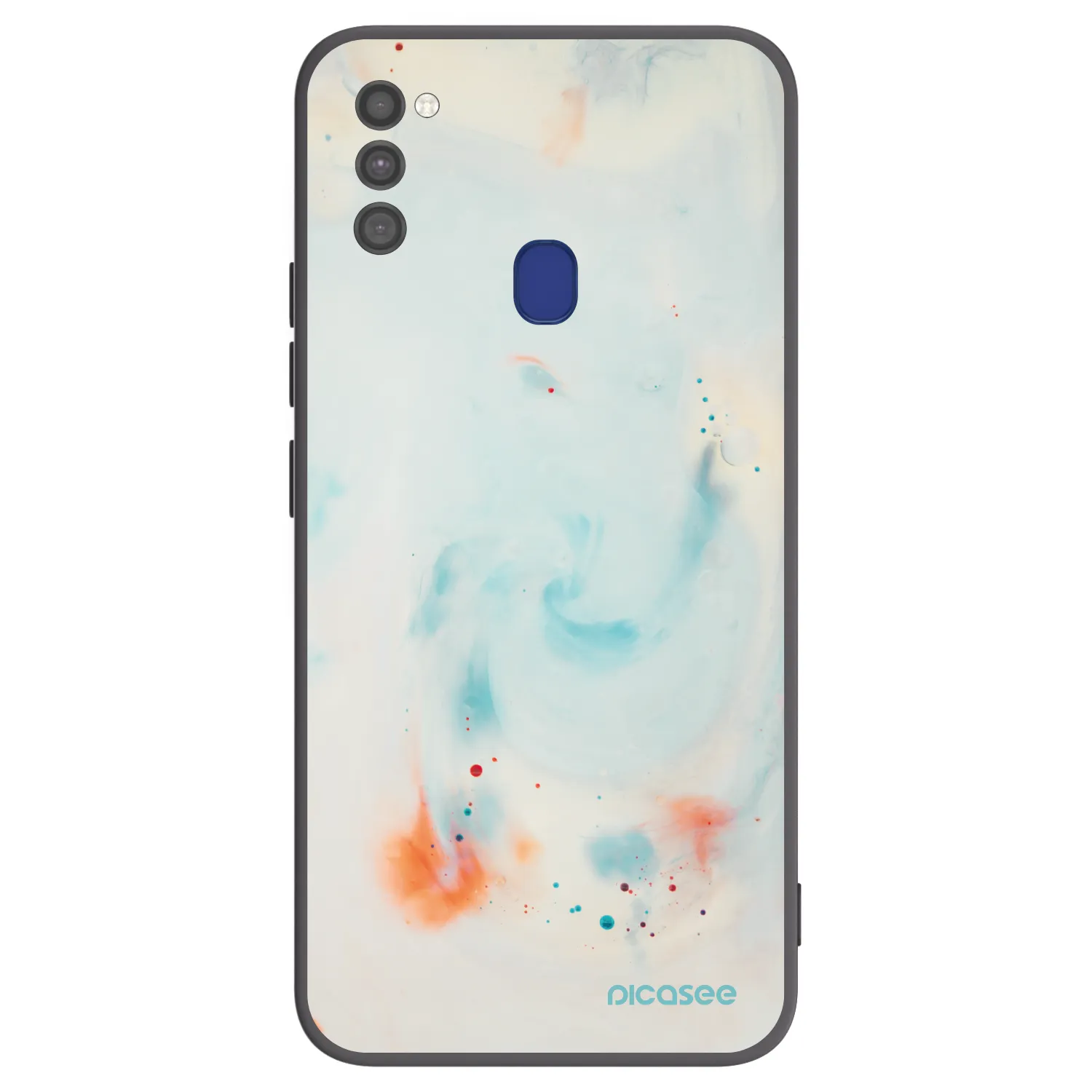 Picasee silikónový čierny obal pre Samsung Galaxy M21 M215F - Splash