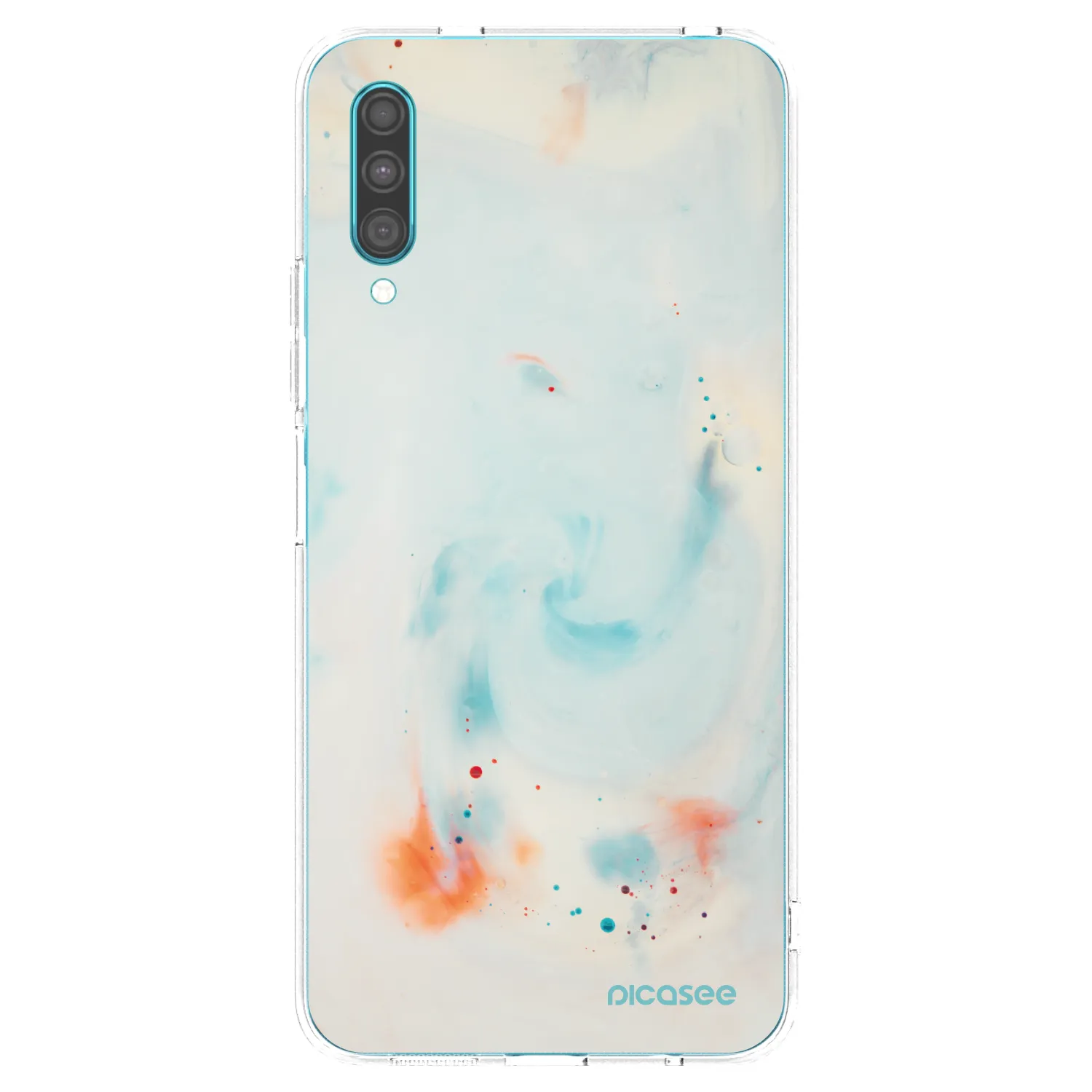 Picasee silikónový prehľadný obal pre Samsung Galaxy A30s A307F - Splash