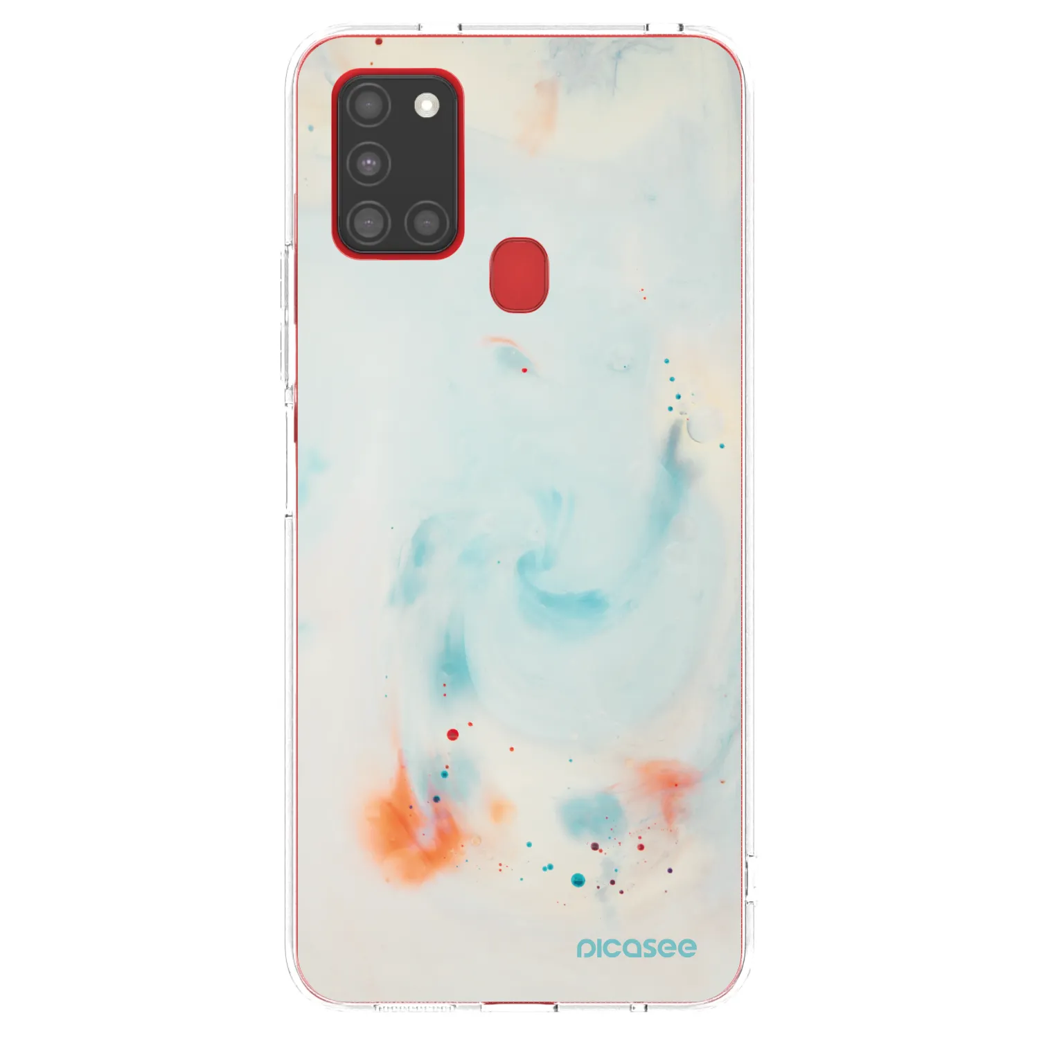 Picasee silikónový prehľadný obal pre Samsung Galaxy A21s - Splash