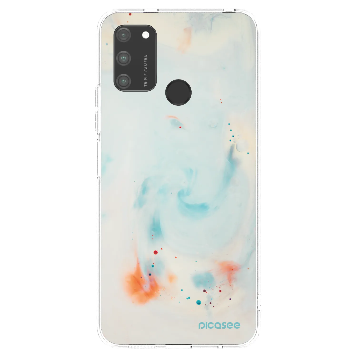 Picasee silikónový prehľadný obal pre Honor 9A - Splash