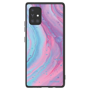 Picasee ULTIMATE CASE pro Samsung Galaxy A71 A715F - Pink liquid