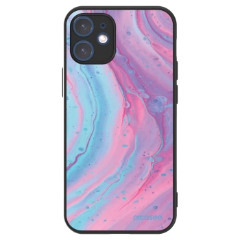 Picasee ULTIMATE CASE pro Apple iPhone 12 mini - Pink liquid