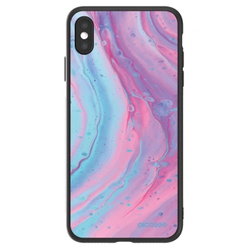 Picasee ULTIMATE CASE pro Apple iPhone XS Max - Pink liquid