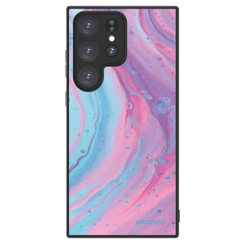 Picasee ULTIMATE CASE pro Samsung Galaxy S23 Ultra 5G - Pink liquid