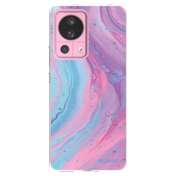 Picasee silikónový prehľadný obal pre Xiaomi 13 Lite - Pink liquid