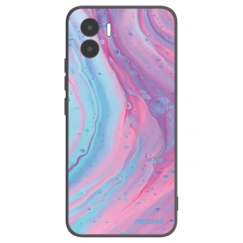 Picasee silikónový čierny obal pre Xiaomi Redmi A2 - Pink liquid