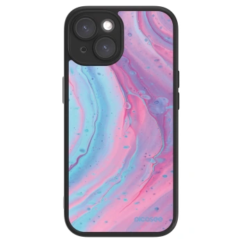 Picasee ULTIMATE CASE pro Apple iPhone 15 - Pink liquid