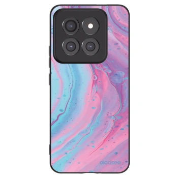 Picasee silikónový čierny obal pre Xiaomi 14 Pro - Pink liquid