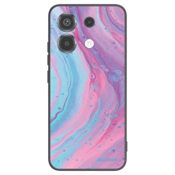 Picasee silikónový čierny obal pre Xiaomi Poco X6 - Pink liquid