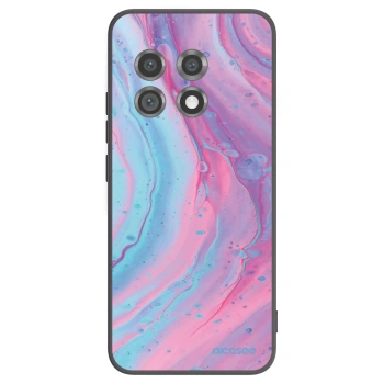 Picasee silikónový čierny obal pre OnePlus 11 5G - Pink liquid