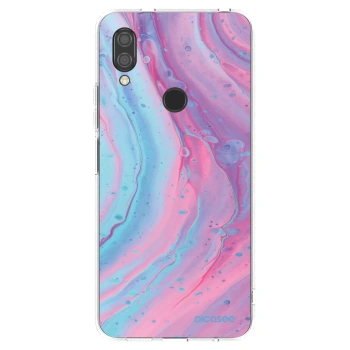 Picasee silikónový prehľadný obal pre Xiaomi Redmi 7 - Pink liquid