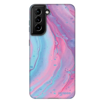 Obal pre Samsung Galaxy S21 FE 5G - Pink liquid