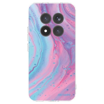 Picasee silikónový prehľadný obal pre Xiaomi Redmi Note 15 Pro+ - Pink liquid