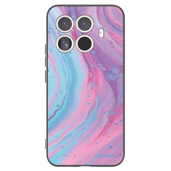 Picasee silikónový čierny obal pre Xiaomi 15T Pro - Pink liquid