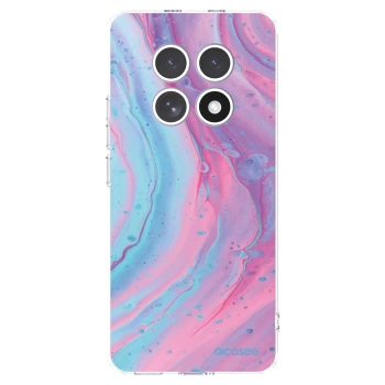 Picasee silikónový prehľadný obal pre Xiaomi Redmi Note 15 - Pink liquid