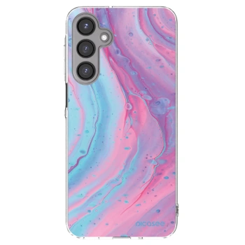 Picasee silikónový prehľadný obal pre Samsung Galaxy A16 4G - Pink liquid