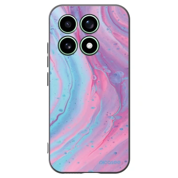 Picasee silikónový čierny obal pre Xiaomi 17 - Pink liquid