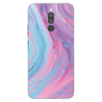 Picasee silikónový prehľadný obal pre Xiaomi Redmi 8 - Pink liquid
