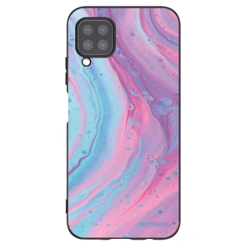 Picasee silikónový čierny obal pre Huawei P40 Lite - Pink liquid