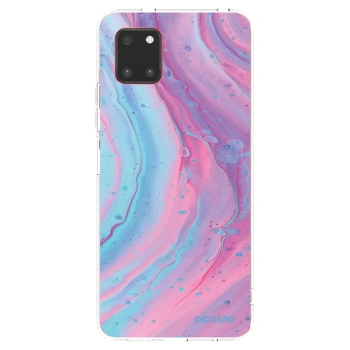 Picasee silikónový prehľadný obal pre Samsung Galaxy Note 10 Lite N770F - Pink liquid