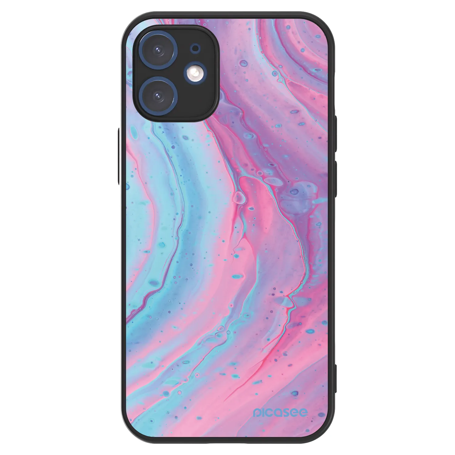 Picasee ULTIMATE CASE pro Apple iPhone 12 mini - Pink liquid