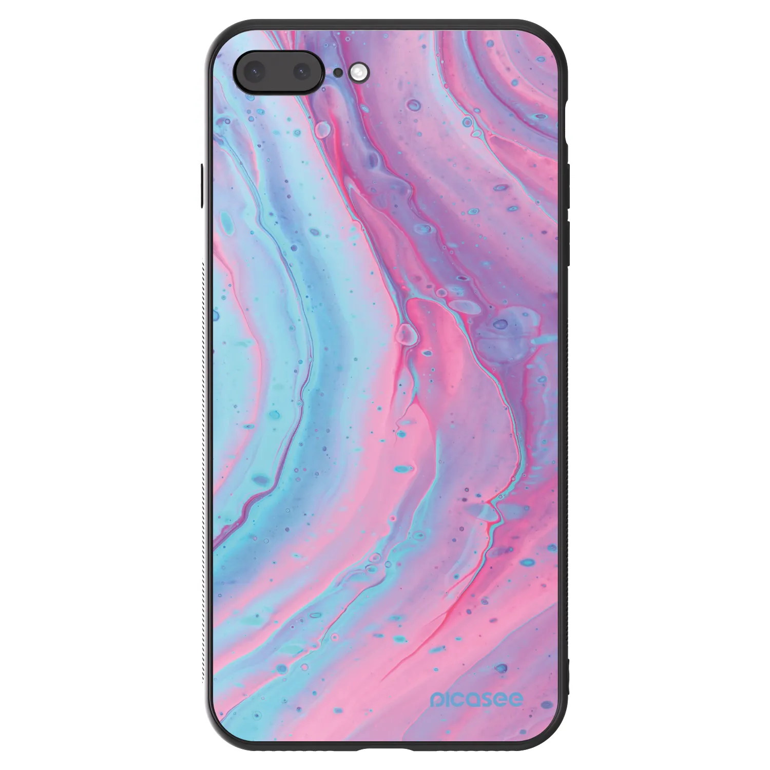 Picasee ULTIMATE CASE pro Apple iPhone 8 Plus - Pink liquid