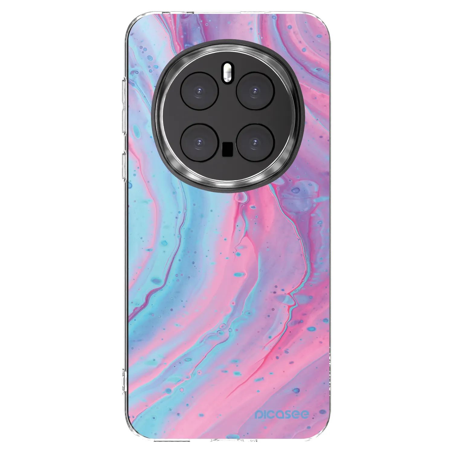 Silikónový prehľadný obal pre Honor Magic7 Pro 5G - Pink liquid