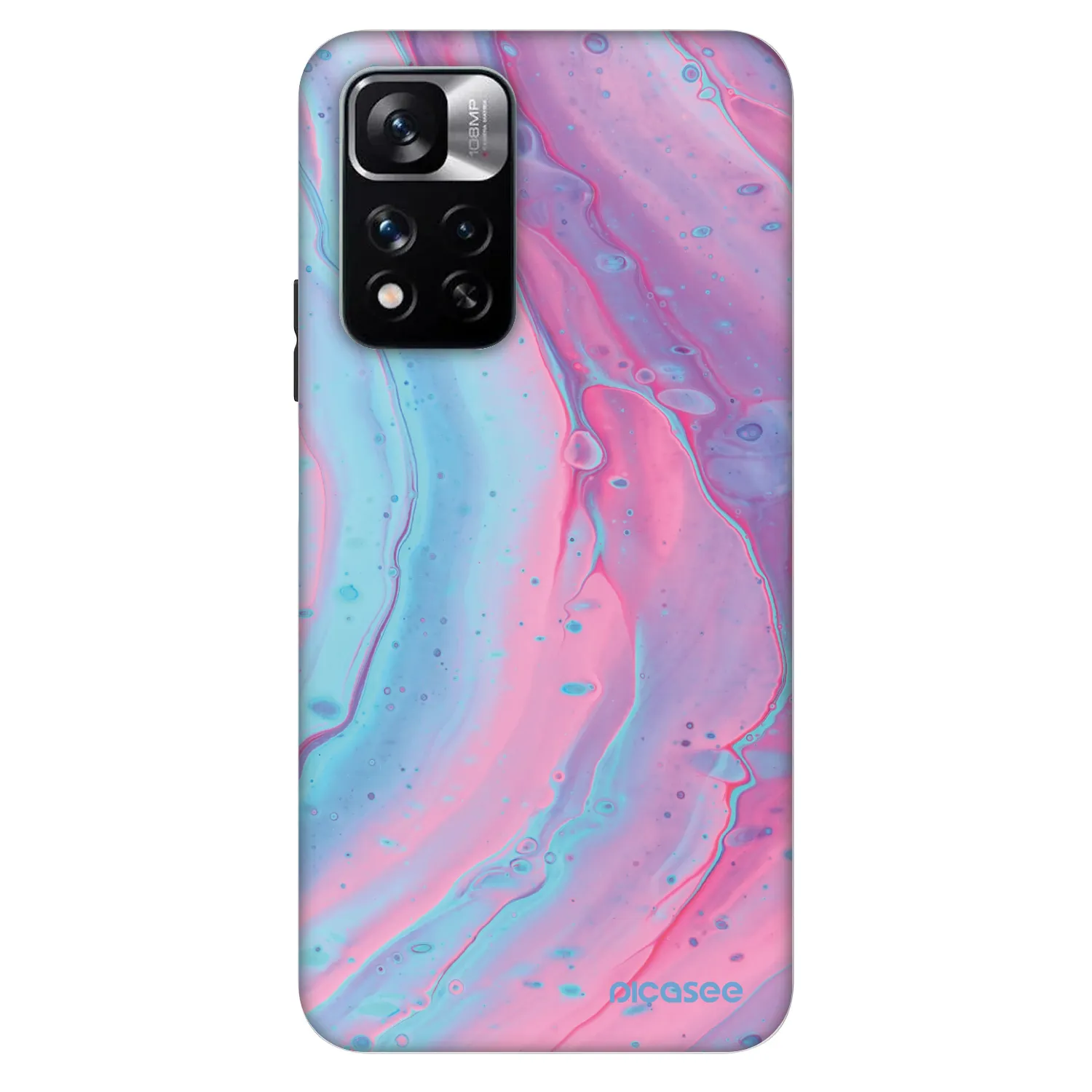 Picasee Fashion Case pre Xiaomi Redmi Note 11 Pro - Pink liquid